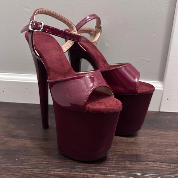 LEECABE DANCE PLATFORMS 8'' STILETTO - Picture 3 of 8